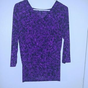 Daisy Fuentes blouse.  Sz L